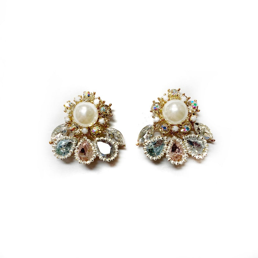 Vintage Zirconia Gemstone Earrings