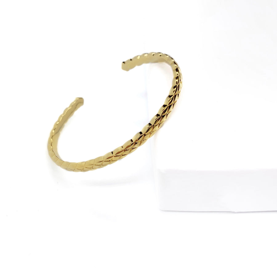 Classic Gold-plated Titanium Bracelet