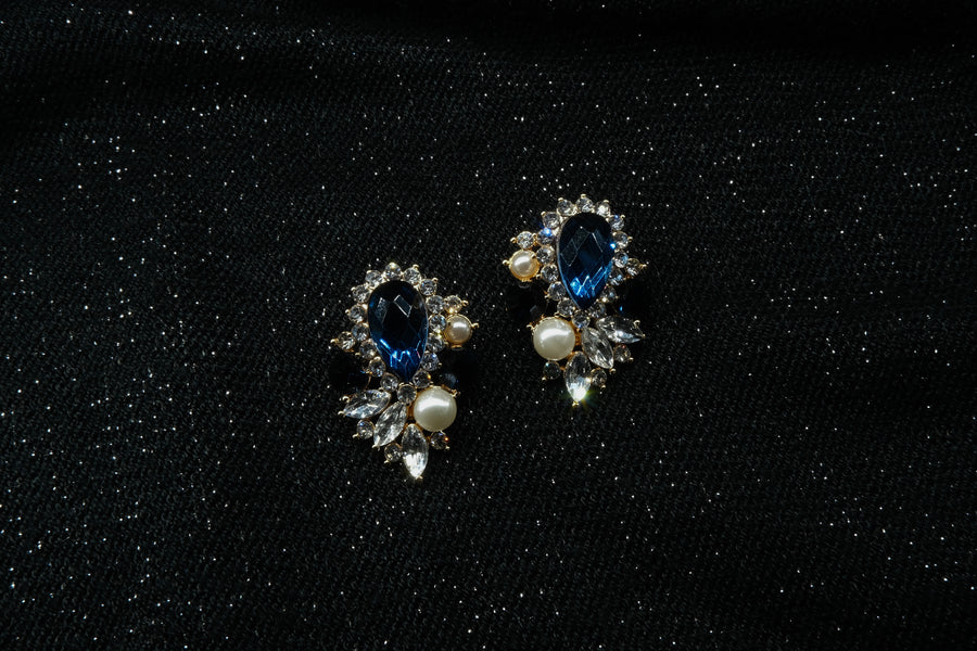 Elegant Gemstone Stud Earrings