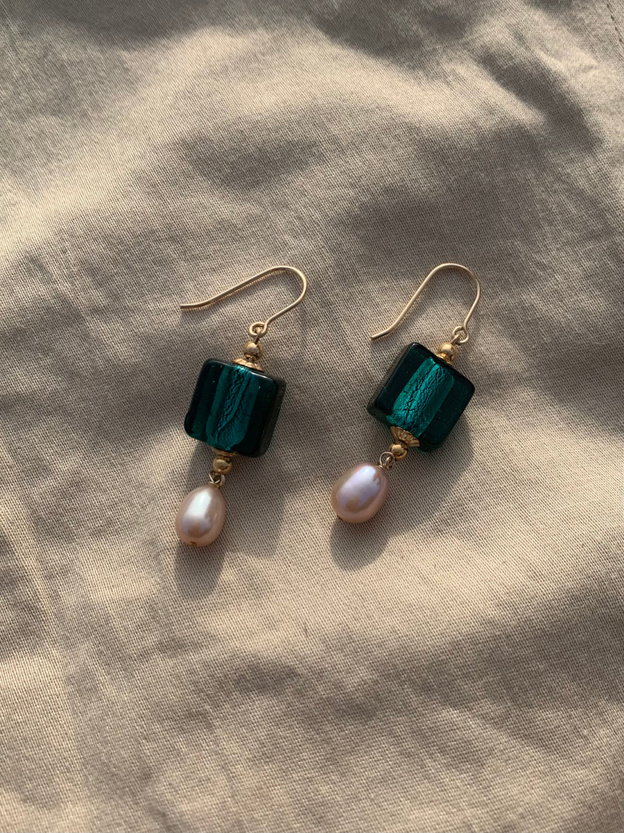 Flawless & Unblemished Pearl Resin Drop Earrings